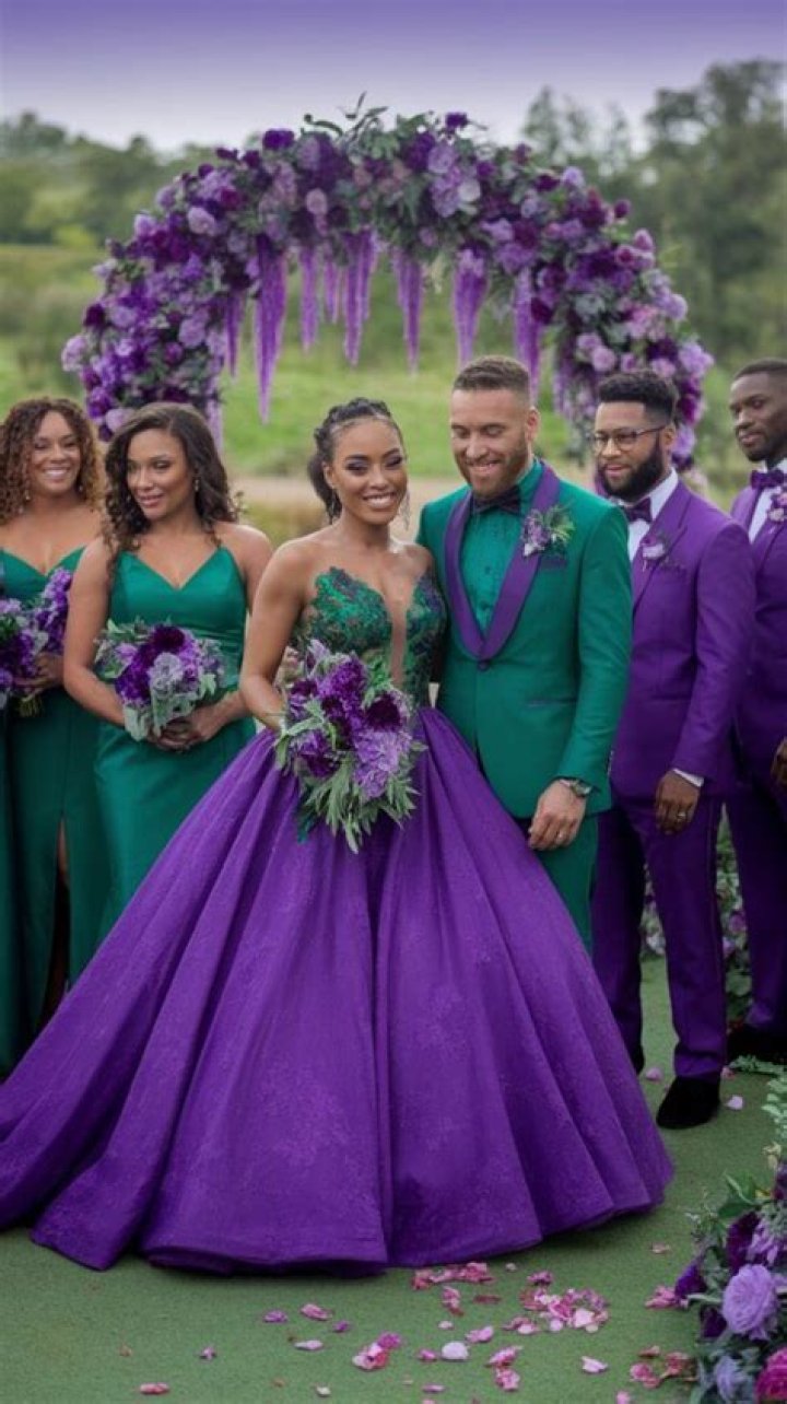 Discover The Enchanting World Of Dark Purple And Green Weddings