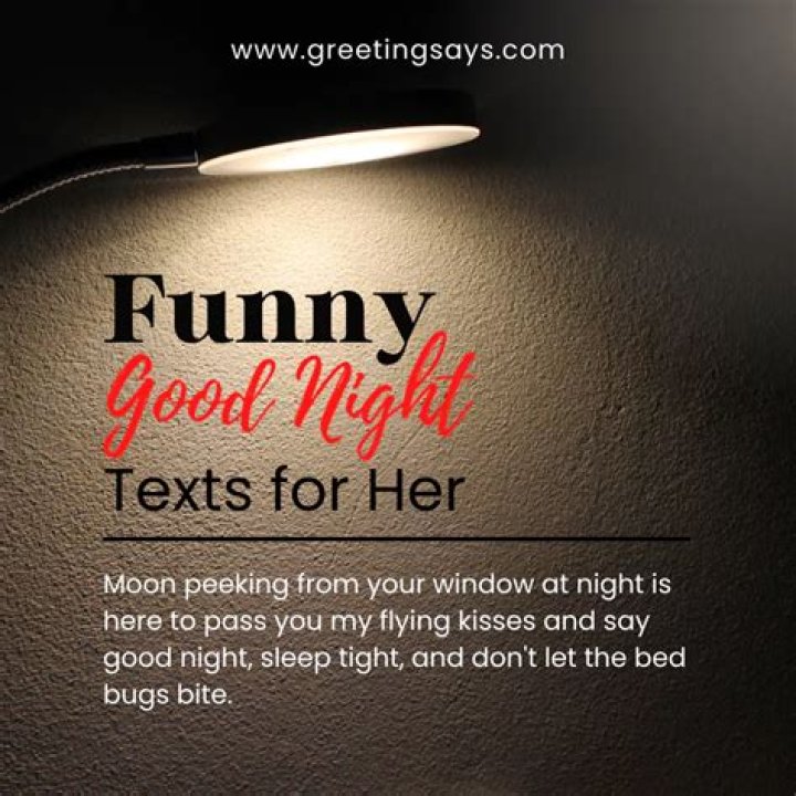 Discover The Irresistible Power Of Funny Goodnight Texts For Her