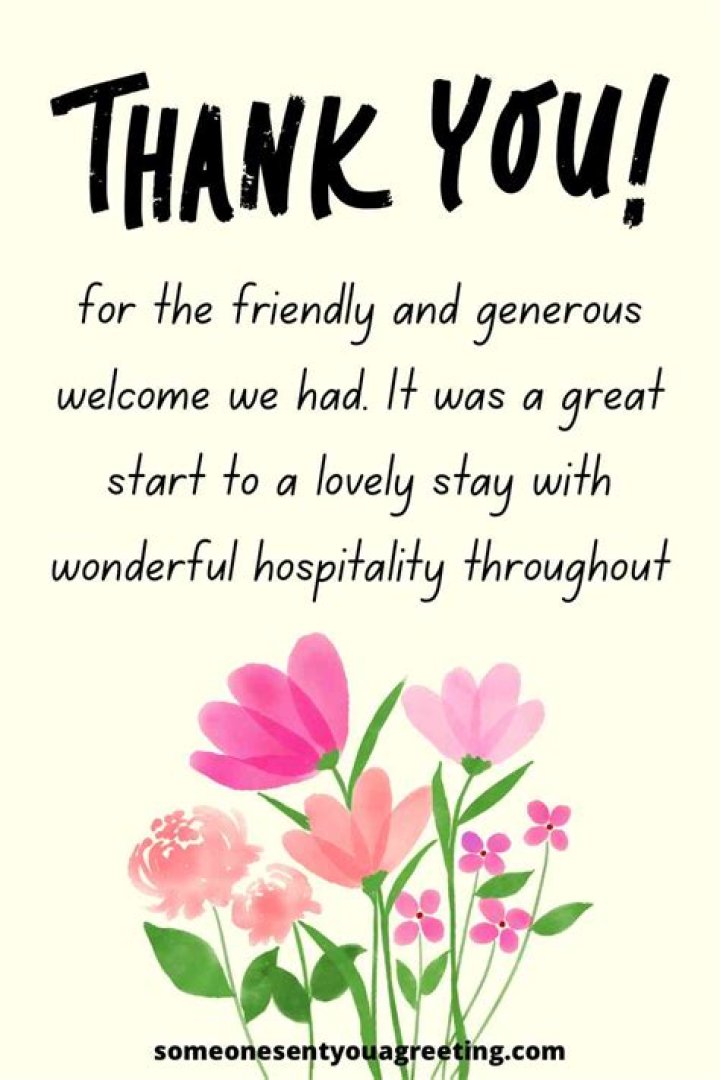 Discover The Magic Of "Thank You Hospitality Quotes"