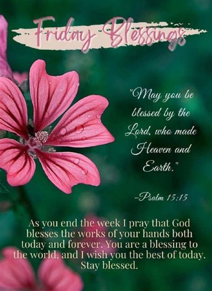 Discover The Power Of Friday Blessing Images And Quotes