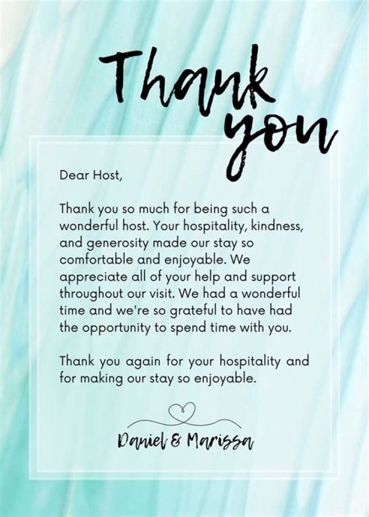 Discover The Secret To Writing Irresistible "Thank You For Hospitality" Cards