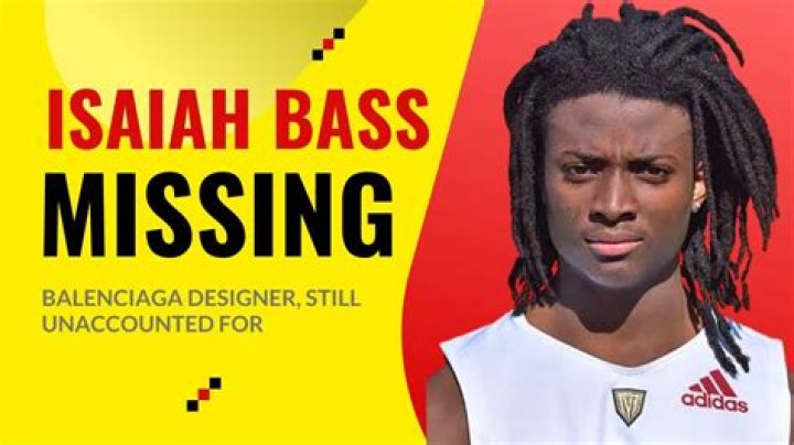 Isaiah Bass, The Vanished Fashion Icon