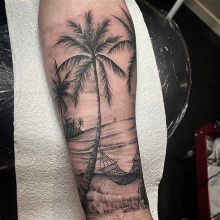 Uncover The Enchanting World Of Half Sleeve Palm Tree Forearm Tattoos