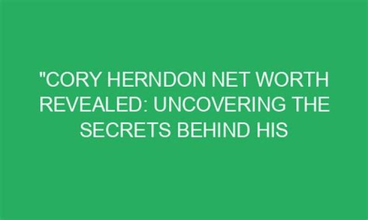Uncovering The Secrets Behind His Success